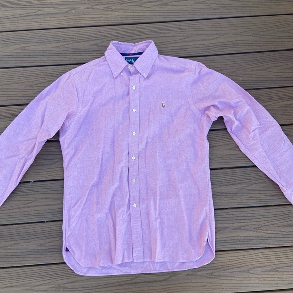 Polo Ralph Lauren Salmon Oxford Shirt, Size Medium - Picture 4 of 4